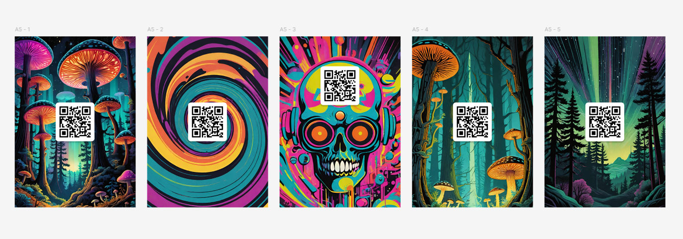 Финальный дизайн QR-кодов